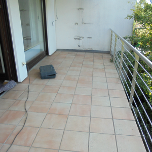 Balkon vorher
